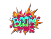 Sticker | Go Boom (Glitter) image