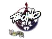 Sticker | Techno4K (Glitter) | Paris 2023 image