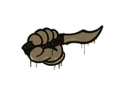 Sealed Graffiti | Backstab (Dust Brown) image
