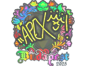 Sticker | apEX (Holo) | Budapest 2025 image