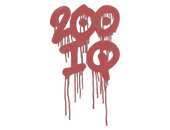 Sealed Graffiti | 200 IQ (Blood Red) image