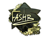 Sticker | FASHR (Gold) | Rio 2022 image