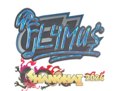 Sticker | FL4MUS (Glitter) | Shanghai 2024 image