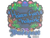 Sticker | hallzerk (Embroidered) | Budapest 2025 image
