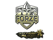 Sticker | forZe eSports (Gold) | Antwerp 2022 image