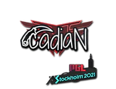 Sticker | cadiaN | Stockholm 2021 image