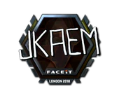 Sticker | jkaem (Foil) | London 2018 image