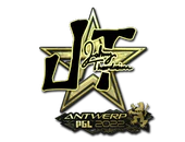 Sticker | JT (Gold) | Antwerp 2022 image