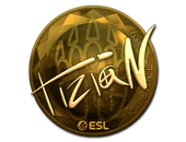 Sticker | tiziaN (Gold) | Katowice 2019 image