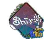 Sticker | sh1ro (Glitter) | Rio 2022 image