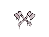 Sealed Graffiti | X-Axes (War Pig Pink) image