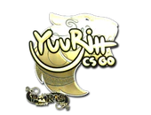 Sticker | yuurih (Gold) | Paris 2023 image