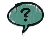 Sealed Graffiti | Question Mark (Frog Green) image