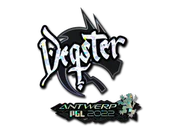 Sticker | degster (Glitter) | Antwerp 2022 image