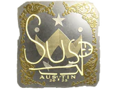 Sticker | susp (Gold) | Austin 2025 image