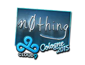 Sticker | n0thing (Foil) | Cologne 2015 image