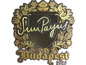 Sticker | SunPayus (Gold) | Budapest 2025 image