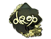 Sticker | drop (Gold) | Rio 2022 image