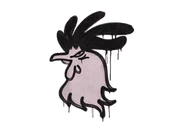 Sealed Graffiti | Cocky (War Pig Pink) image