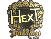 Sticker | HexT (Gold) | Budapest 2025 image