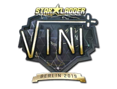 Sticker | VINI (Gold) | Berlin 2019 image