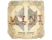 Sticker | VINI | Austin 2025 image