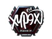 Sticker | Xyp9x (Foil) | London 2018 image