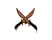 Sealed Graffiti | X-Knives (Tiger Orange) image