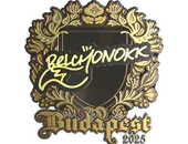 Sticker | BELCHONOKK (Gold) | Budapest 2025 image