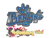 Sticker | brnz4n (Glitter) | Shanghai 2024 image
