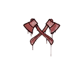 Sealed Graffiti | X-Axes (Blood Red) image