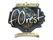 Sticker | f0rest (Gold) | Berlin 2019 image