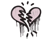 Sealed Graffiti | Broken Heart (War Pig Pink) image