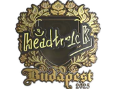 Sticker | headtr1ck (Gold) | Budapest 2025 image