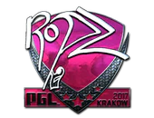 Sticker | ropz (Foil) | Krakow 2017 image