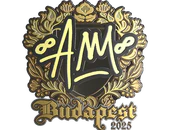 Sticker | AW (Gold) | Budapest 2025 image