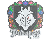 Sticker | G2 esports (Embroidered) | Budapest 2025 image