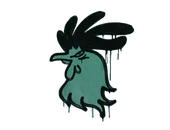 Sealed Graffiti | Cocky (Frog Green) image