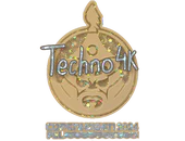 Sticker | Techno4K (Glitter) | Copenhagen 2024 image