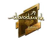 Sticker | devoduvek (Gold) | Boston 2018 image