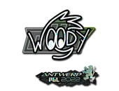 Sticker | WOOD7 (Glitter) | Antwerp 2022 image