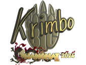 Sticker | Krimbo (Gold) | Shanghai 2024 image