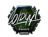 Sticker | COLDYY1 (Foil) | London 2018 image