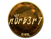 Sticker | n0rb3r7 (Gold) | Katowice 2019 image