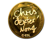 Sticker | dexter (Gold) | Katowice 2019 image