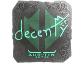 Sticker | decenty (Foil) | Austin 2025 image