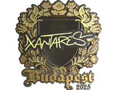 Sticker | XANTARES (Gold) | Budapest 2025 image