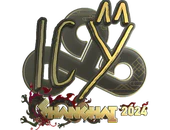 Sticker | ICY (Gold) | Shanghai 2024 image