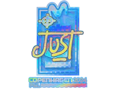 Sticker | JUST (Holo) | Copenhagen 2024 image