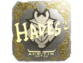 Sticker | hades (Gold) | Austin 2025 image